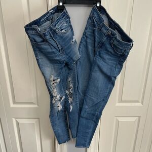 American Eagle Outfitters Blue Skinny Jeans